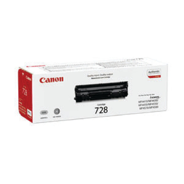 Canon 728 Standard Capacity Black Toner Cartridges 3481B002AA CO66411