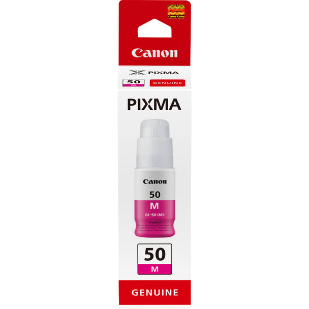 Canon Gi-50M Magenta Standard Capacity Ink Bottle 70 Ml - 3404C001 3404C001