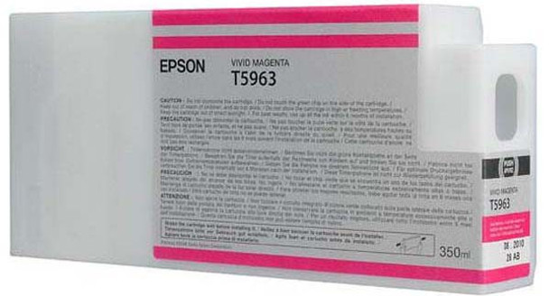 Epson T5963 Vivid Magenta Ink Cartridge 350Ml - C13T596300 C13T596300