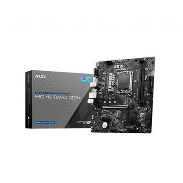 Msi PRO H610M-G DDR4 Socket 1700/H610/Ddr4/S-Ata 600/Micro Atx PRO H610M-G DDR4