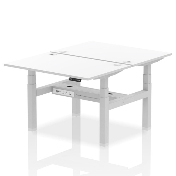 Dynamic Air Back-To-Back W1200 X D800mm Height Adjustable Sit Stand 2 Person Ben HA01700