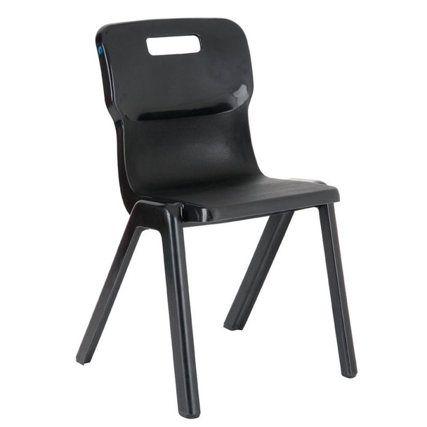 Titan One Piece Chair 430mm Charcoal Pack of 30 KF838726 KF838726