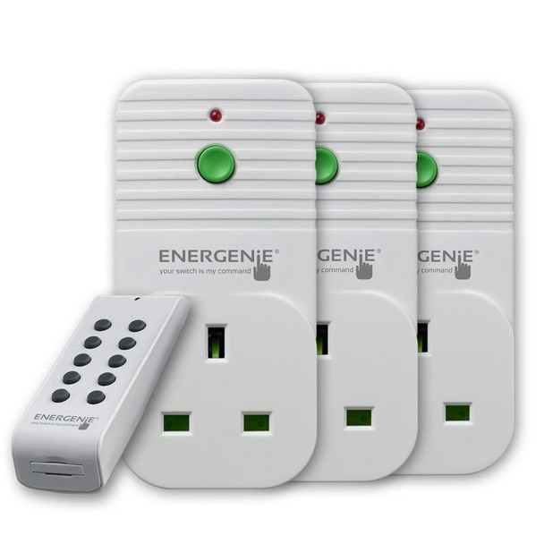 Energenie Smart Plugs 3000W 3 Pack White ENER002-3