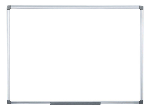 Bi-Office Maya Double Sided Magnetic Whiteboard Laquered Steel Aluminium Frame 9 MA0314750