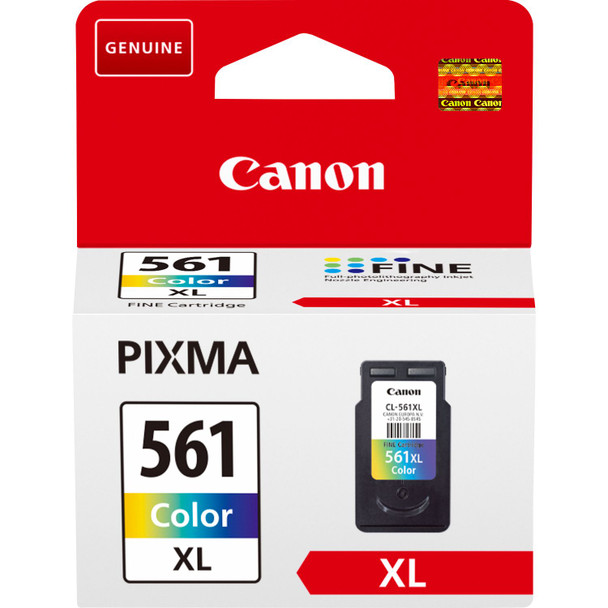 Canon Cl561xl Cyan Magenta Yellow High Yield Ink Cartridge 12Ml - 3730C001 3730C001