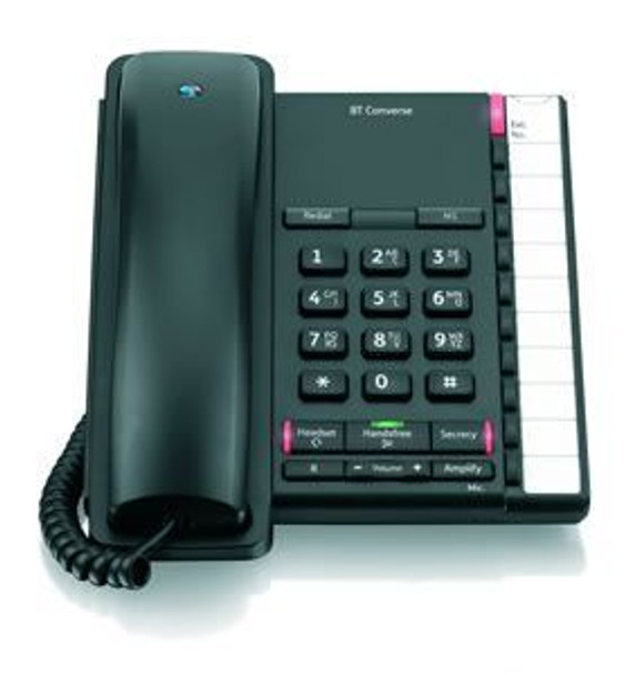 BT Converse 2200 Telephone Black CONVERSE2200BLACK