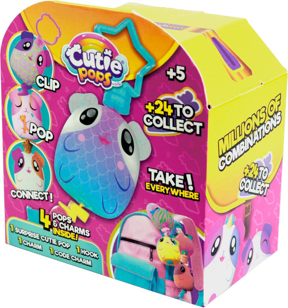 Cutie Pops Mystery Surprise Mini Plush Backpack Purse Bag Charm - Single Pack 72674 Cutie Pops Mystery Surprise Mini Plush Backpack Purse Bag Charm - Single Pack 72674