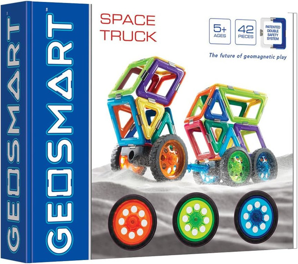 GeoSmart Space Truck Magnetic Construction Set 42 Pieces Ages 5+ Years GEO301