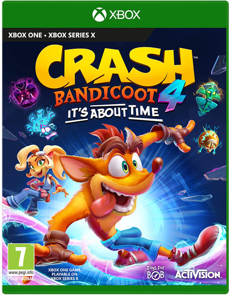 Crash Bandicoot 4 It's About Time Microsoft XBox One Series X Game