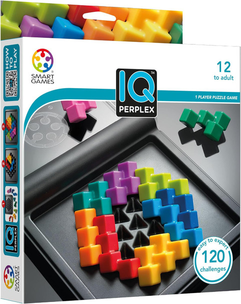 Smart Games IQ Perplex Puzzle Game with 120 Challenges Ages 12+ Years SG305