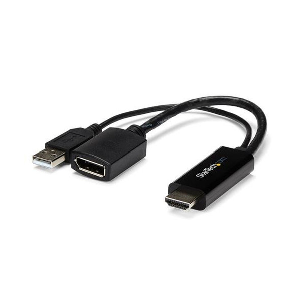 StarTech.com HDMI to DisplayPort Adaptor Black HD2DP HD2DP StarTech.com HDMI to DisplayPort Adaptor Black HD2DP HD2DP