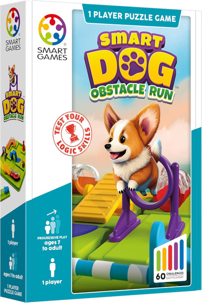 Smart Games Smart Dog Puzzle Game with 60 Challenges Ages 7+ Years SG451