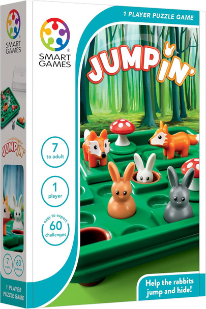Smart Games Jump In' Puzzle Game with 60 Challenges Ages 7+ Years SG421