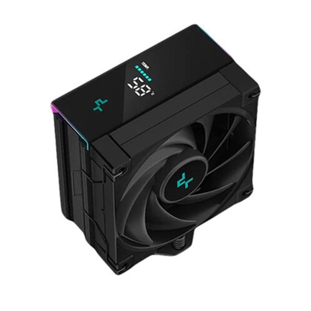 Deepcool AK400 Digital Cpu Cooler 1X 120Mm Fan Single Tower Argb 4X Direct Touch R-AK400-BKADMN-G