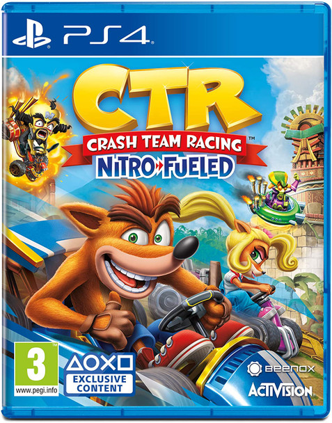 Crash Team Racing Nitro-Fueled Sony Playstation 4 PS4 Game