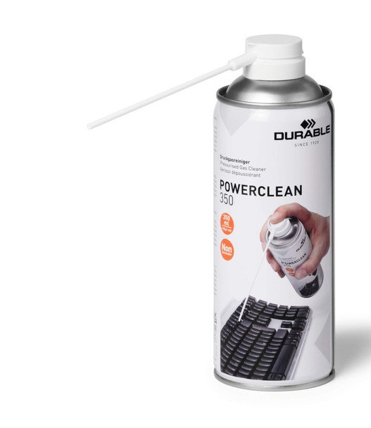 Durable Powerclean Non-Flammable Hfc-Free Compressed Air Duster 350Ml - 582919 582919