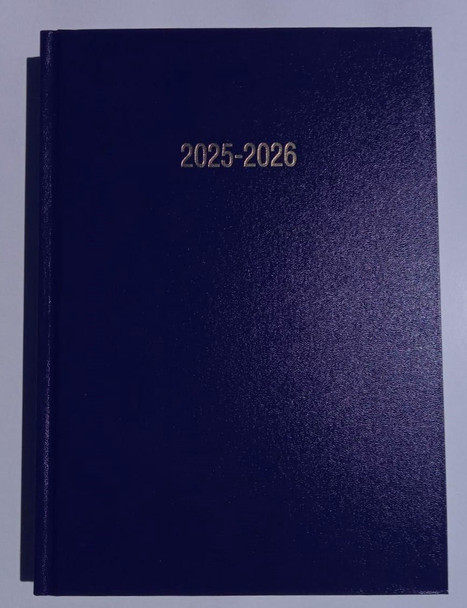Valuex Academic Mid Year A4 Week To View Diary 2025/2026 Blue - A43E BLUE A43E BLUE