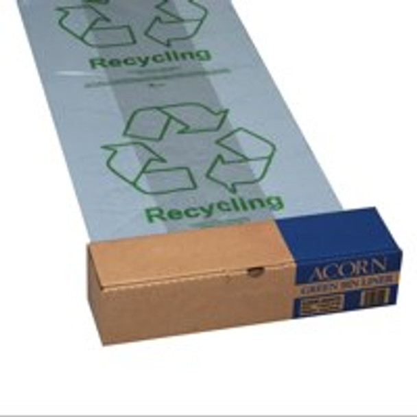 Acorn Green Bin Liners Heavy Duty Clear Bin Liners for Green Bin Pack 50 - 40257 402573 Acorn Green Bin Liners Heavy Duty Clear Bin Liners for Green Bin Pack 50 - 40257 402573