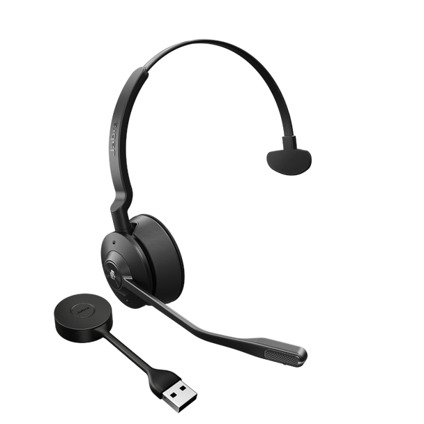 Jabra Engage 55 SE MS Mono USB-A Headset with Charging Stand 55SEMONOMSUSBASTAND