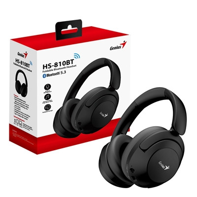 Genius HS-810BT Foldable Bluetooth 5.3 Headset With Usb-C Charging 31710029400