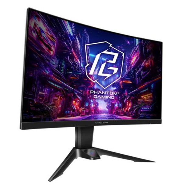 Asrock 27" Phantom Gaming Qhd Curved Gaming Monitor PG27QRT2A 2560 X 1440 1Ms 2 PG27QRT2A