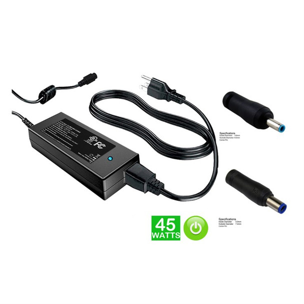 Origin Storage 65W AC Adapter with 7.5mm and 4.5mm connectors for use with HP mo H6Y88UT-BTI