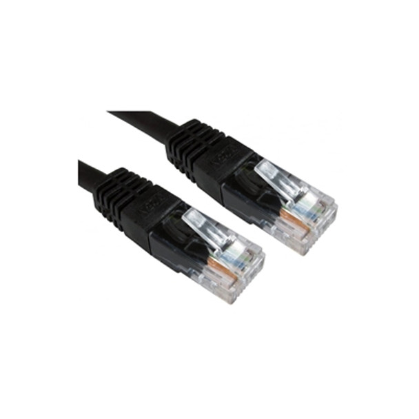 Rj45 M To Rj45 M Cat6 0.25M Black Oem Moulded Boot Copper Utp Network Cable ERT-600-HK