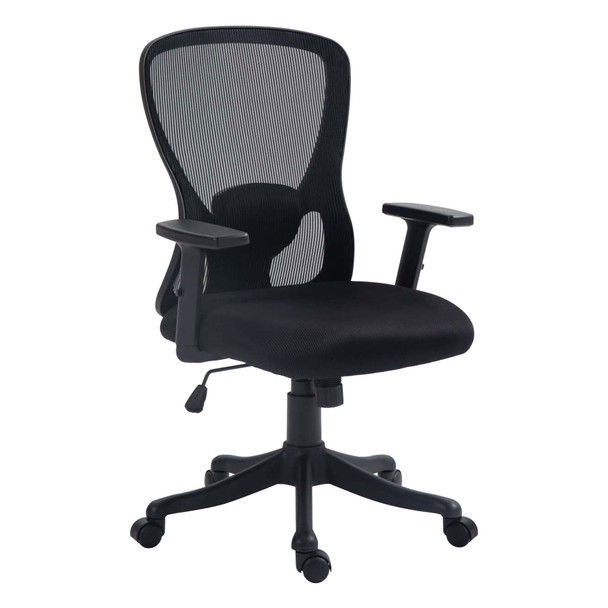 Nautilus Designs Nimbus High Back Mesh Task Operator Office Chair With Height Ad BCM/B560/BK Nautilus Designs Nimbus High Back Mesh Task Operator Office Chair With Height Ad BCM/B560/BK