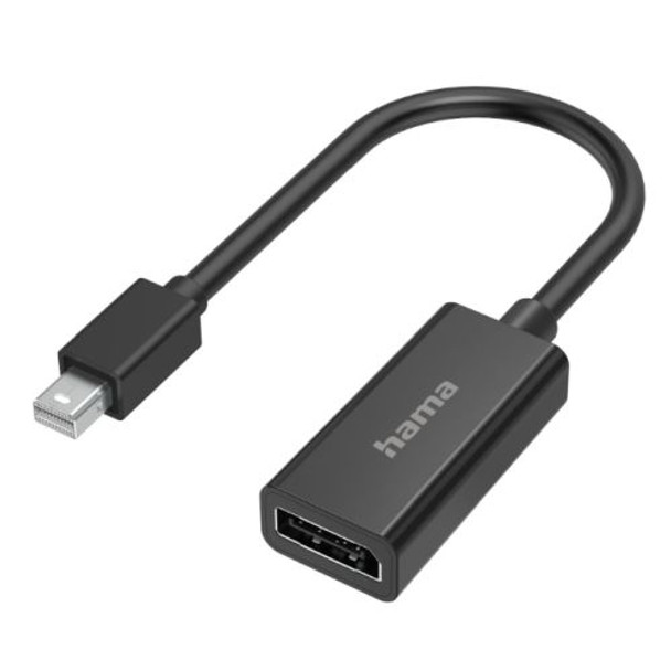 Hama Mini Displayport Male To Displayport Female Ultra-Hd 4K Black 00200331