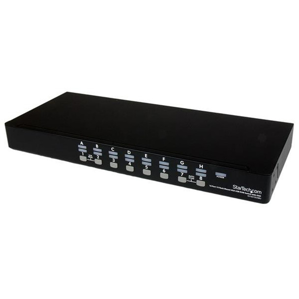 StarTech.com 16-Port 1U Rack Mount USB KVM Switch Kit with OSD and Cables SV1631DUSBUK StarTech.com 16-Port 1U Rack Mount USB KVM Switch Kit with OSD and Cables SV1631DUSBUK