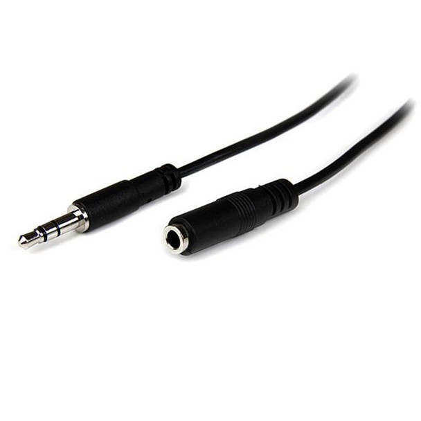 StarTech.com 2m Slim 3.5mm Stereo Extension Audio Cable - M/F 3.5mm Male 3.5mm F MU2MMFS StarTech.com 2m Slim 3.5mm Stereo Extension Audio Cable - M/F 3.5mm Male 3.5mm F MU2MMFS