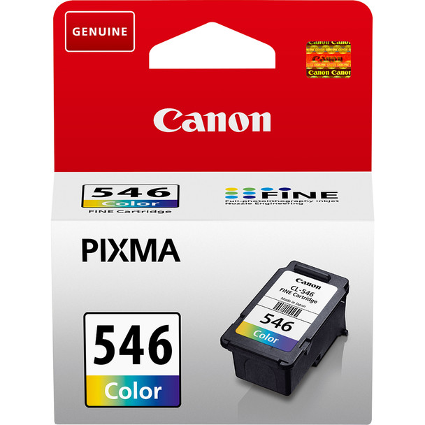Canon CL-546 C/M/Y Colour Ink Cartridge Standard Yield Pigment-based ink 180 pag 8289B001