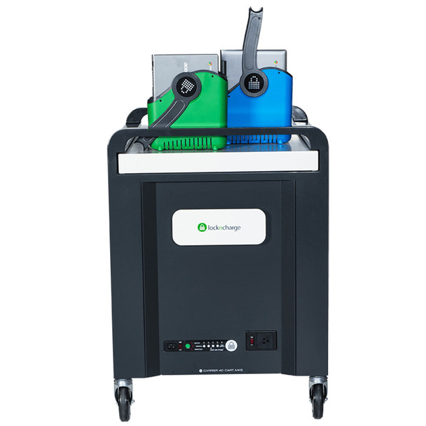 LocknCharge Carrier 40 Portable device management cabinet Black Blue Green Grey LNC10394 LocknCharge Carrier 40 Portable device management cabinet Black Blue Green Grey LNC10394