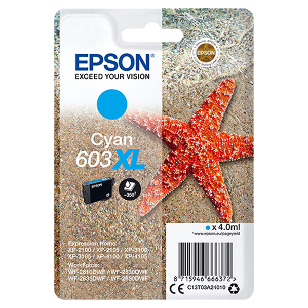Epson C13T03A24010 High XL Yield 4 ml 1 pcs C13T03A24010