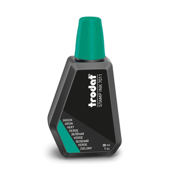 Trodat 7011 Stamp Pad Ink Green 28Ml - 55884 55884 Trodat 7011 Stamp Pad Ink Green 28Ml - 55884 55884