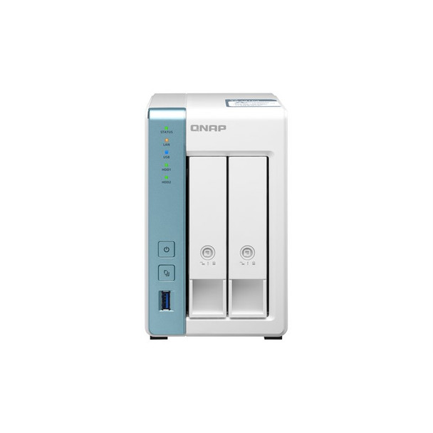 QNAP TS-233 NAS/storage server Mini Tower Ethernet LAN White Cortex-A55 TS-233
