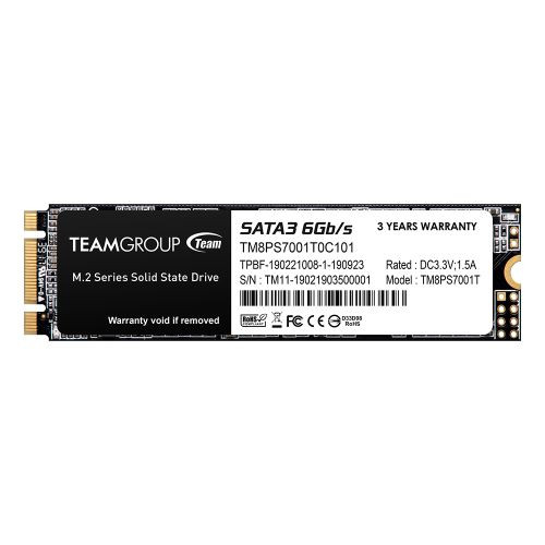 Team 1Tb Ms30 M.2 Sata Ssd M.2 2280 Sata3 R/W 530/480 Mb/S TM8PS7001T0C101