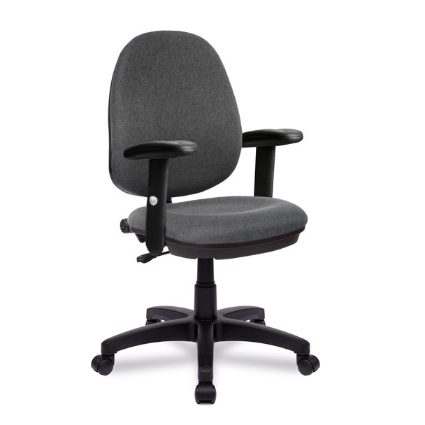 Nautilus Designs Java 100 Medium Back Single Lever Fabric Operator Office Chair BCF/I300/GY/ADT Nautilus Designs Java 100 Medium Back Single Lever Fabric Operator Office Chair BCF/I300/GY/ADT