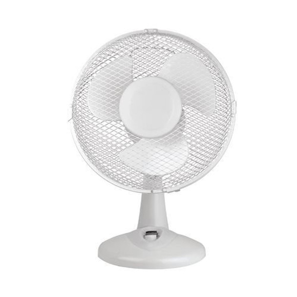 Slingsby 9 " 229Mm Desk Fan 2 Speed White - 394260 394260