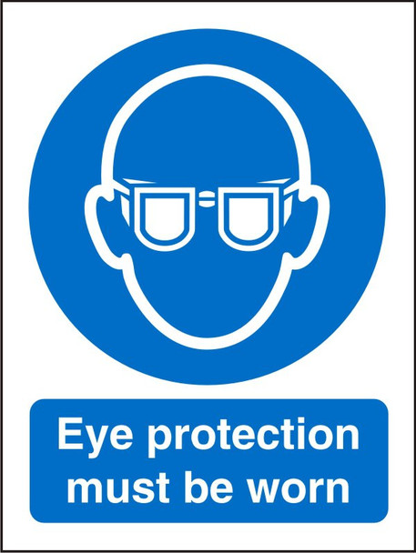 Seco Mandatory Safety Sign Eye Protection Must Be Worn Semi Rigid Plastic 150 X M004SRP150X200 Seco Mandatory Safety Sign Eye Protection Must Be Worn Semi Rigid Plastic 150 X M004SRP150X200