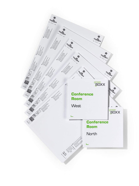 Durable Insert Sheets for Info Sign 149X148.5Mm Pack 20 - 485202 485202
