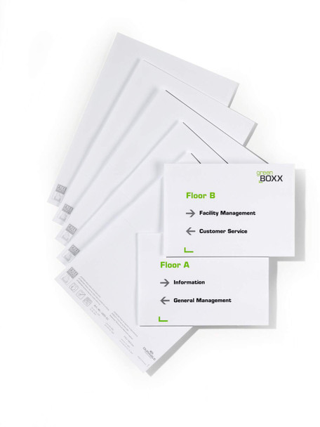 Durable Insert Sheets for Info Sign 210X148.5Mm Pack 20 - 485502 485502