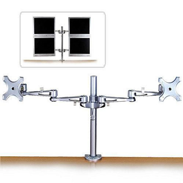Lindy 40697 Dual Adjustable LCD Arms 40697