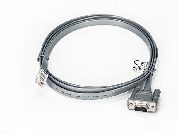 Vertiv CAB0036 RJ45 to DB9F cross cable. CAB0036
