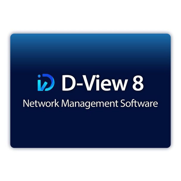 D-Link DV-800MS-Y4-LIC D-View 8 Standard Software DV-800MS-Y4-LIC