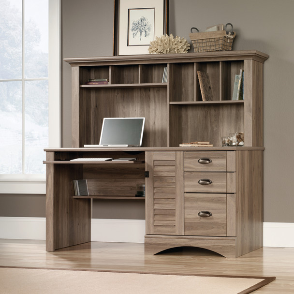 Louvre Hutch Desk Salt Oak - 5415109 - 5415109