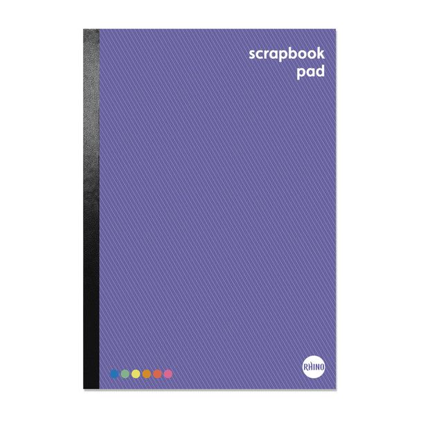 Rhino 13 X 9 A4+ Scrapbook 80 Page Multi-Coloured Sugar Paper Pack 6 - SB2-8 SB2-8 Rhino 13 X 9 A4+ Scrapbook 80 Page Multi-Coloured Sugar Paper Pack 6 - SB2-8 SB2-8
