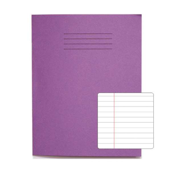 Rhino 9 X 7 Exercise Book 80 Page Ruled F8m Purple Pack 100 - VEX554-300-6 VEX554-300-6 Rhino 9 X 7 Exercise Book 80 Page Ruled F8m Purple Pack 100 - VEX554-300-6 VEX554-300-6