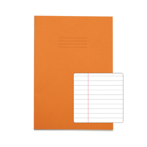 Rhino A4 Exercise Book 80 Page Ruled F8m Orange Pack 50 - VEX668-1465-0 VEX668-1465-0 Rhino A4 Exercise Book 80 Page Ruled F8m Orange Pack 50 - VEX668-1465-0 VEX668-1465-0