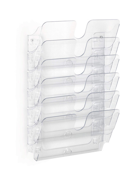 Durable Flexiplus 6 A4 Landscape Literature Holder Transparent - 1700014401 1700014401